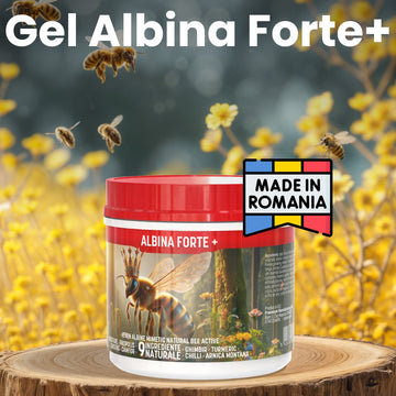 GEL ALBINĂ FORTE+