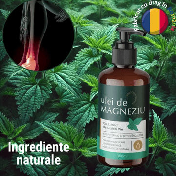 Ulei de Magneziu cu extract de Urzică Vie NATURAL